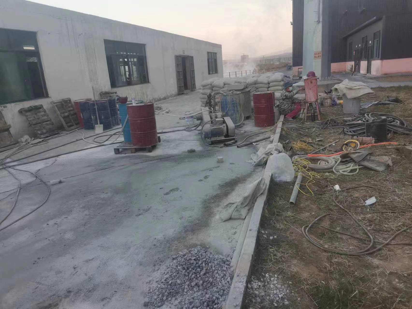庄河厂房地基沉降注浆
